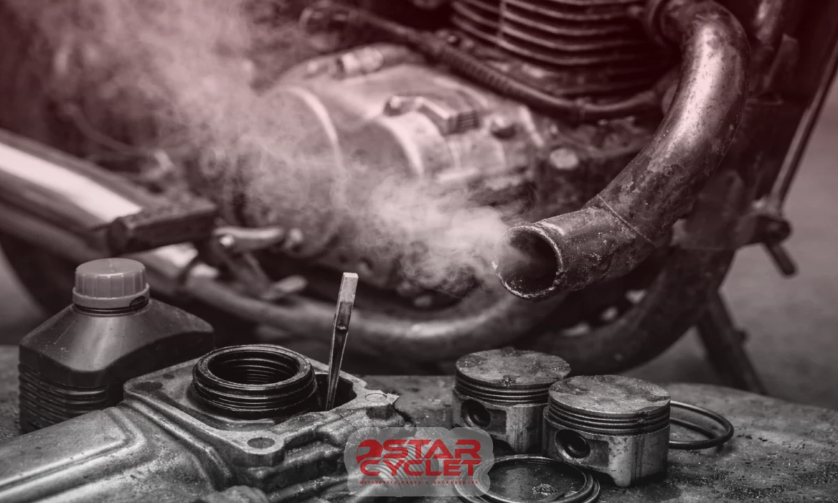 دلایل و رفع روغن سوزی موتور سیکلت