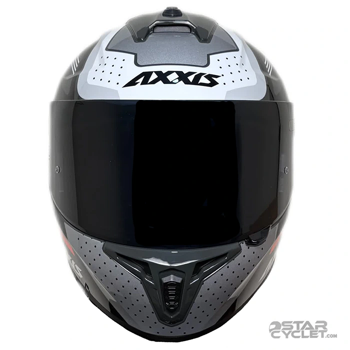 قیمت کلاه کاسکت فک ثابت AXXIS مدل SONAR DRAKEN BLACK GRAY