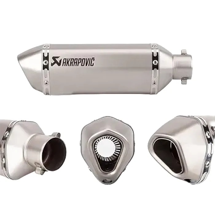 خرید اگزوز 6 گوش سایلنسردار AKRAPOVIĆ مدل STEEL