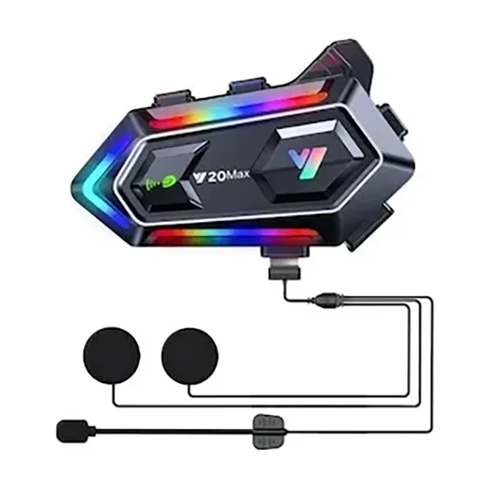 خرید بلوتوث کلاه کاسکت Y20 MAX (واکی‌تاکی‌دار)