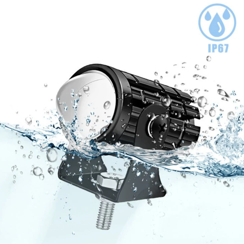 قیمت پروژکتور جفتی تک لنز کلید دار موتورسیکلت BEST LED LAMP