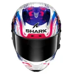 خرید کلاه کاسکت فک ثابت SHARK مدل AERON GP REPLICA ZARCO GP FRAN Carbon