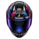خریدکلاه کاسکت فک ثابت SHARK مدل SKWAL i3 HELLCAT BLACK CHROME BLUE