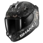 کلاه کاسکت فک ثابت SHARK مدل SKWAL i3 HELLCAT MATTE BLACK CHROME ANTHRACITE