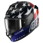 کلاه کاسکت فک ثابت SHARK مدل SKWAL i3 US FLAG BLUE RED WHITE
