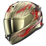 خرید کلاه کاسکت فک ثابت SHARK مدل SKWAL i3 VENUM BLACK RED GOLD