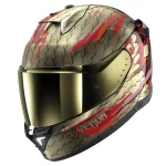 کلاه کاسکت فک ثابت SHARK مدل SKWAL i3 VENUM BLACK RED GOLD