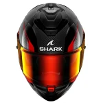 خرید کلاه کاسکت فک ثابت SHARK مدل SPARTAN GT PRO CARBON KULTRAM CARBON BLACK RED