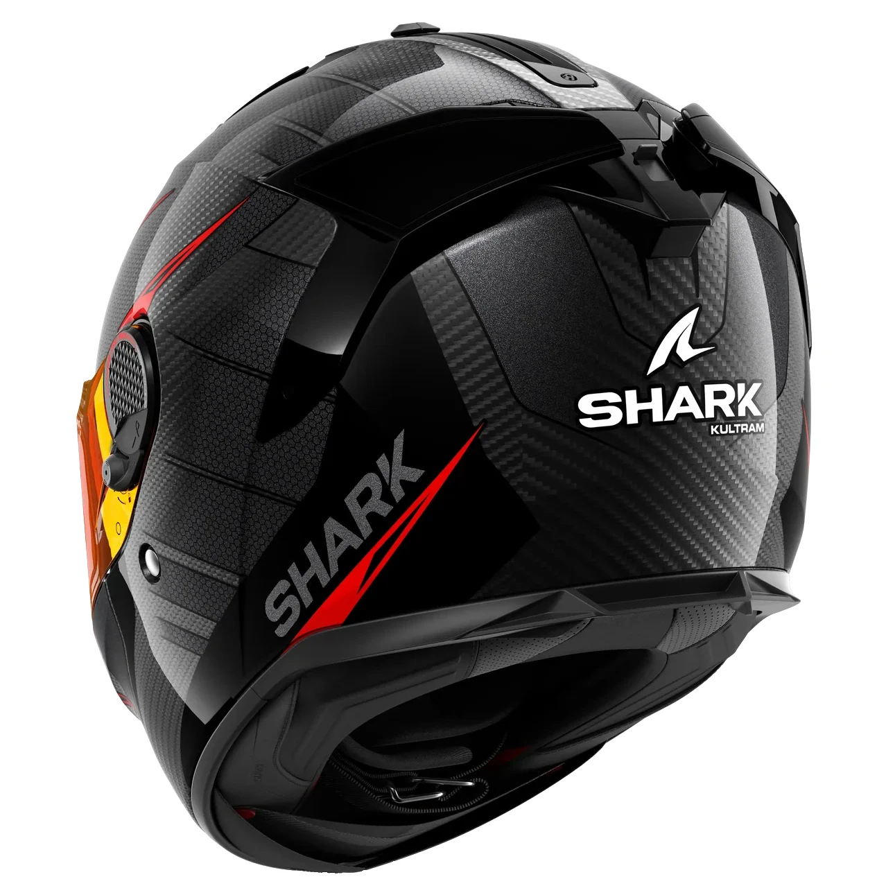 قیمت کلاه کاسکت فک ثابت SHARK مدل SPARTAN GT PRO CARBON KULTRAM CARBON BLACK RED