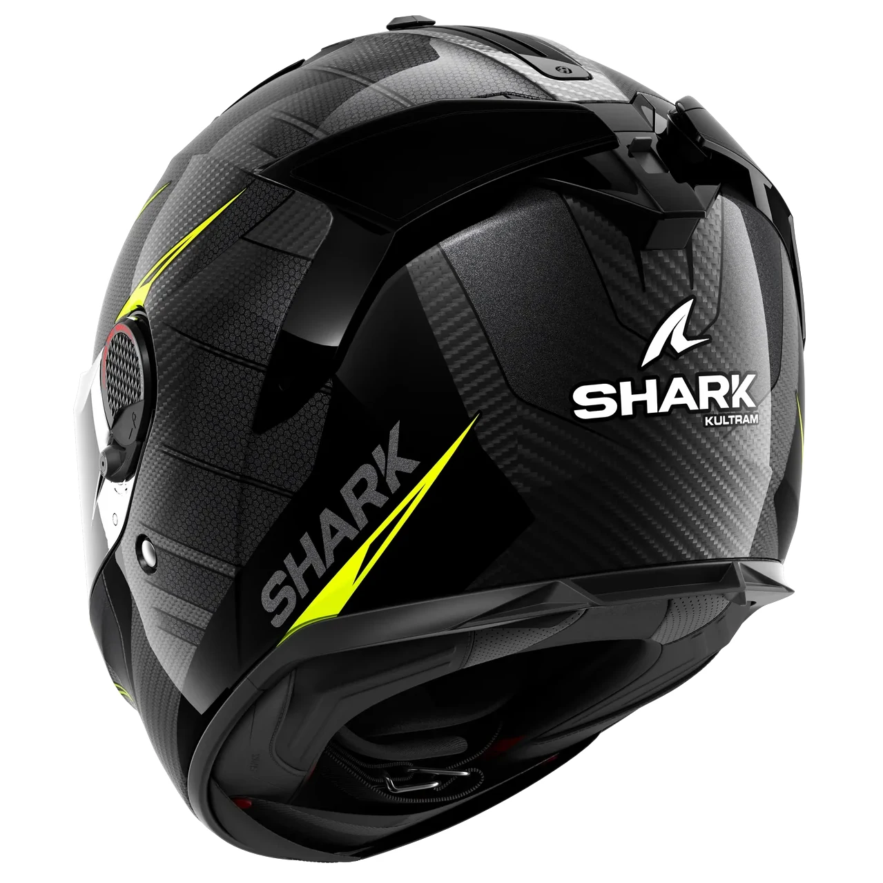قیمت کلاه کاسکت فک ثابت SHARK مدل SPARTAN GT PRO CARBON KULTRAM CARBON BLACK YELLOW