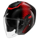 کلاه کاسکت بدون فک SHARK مدل RS JET STRIDE BLACK RED