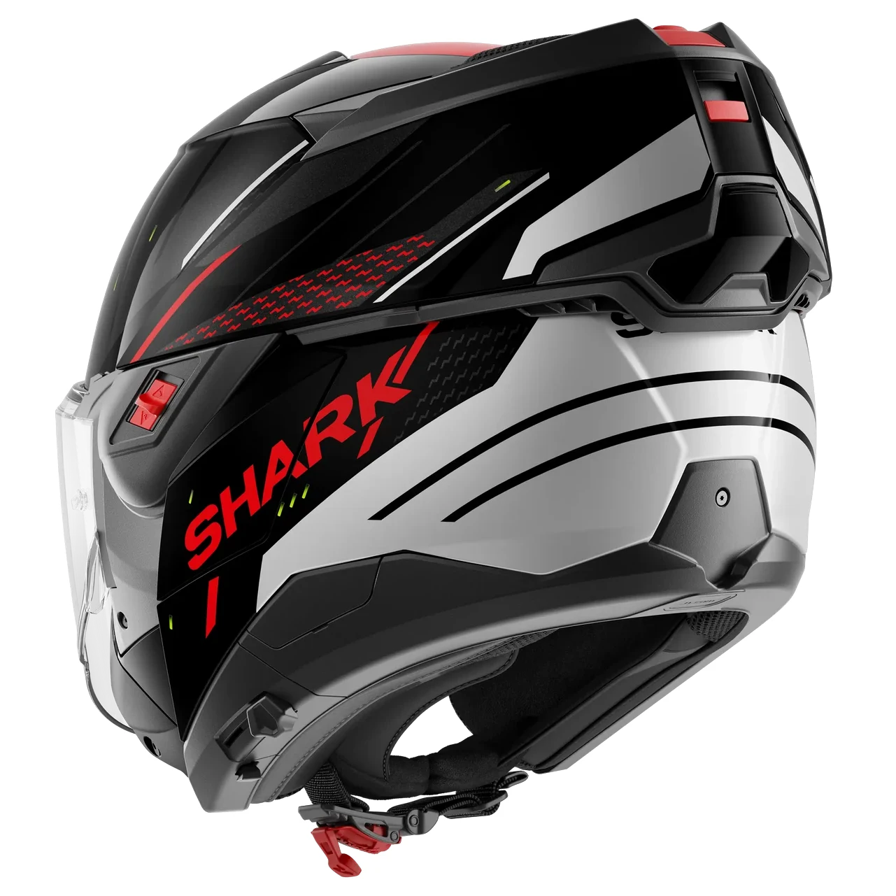 خریدکلاه کاسکت فول‌‌ متحرک SHARK مدل OXO RYDGER BLACK WHITE REDازنمایندگی