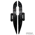 کف پایی فلزی اسپرت موتورسیکلت PCX160 مدل BLACK SWEER