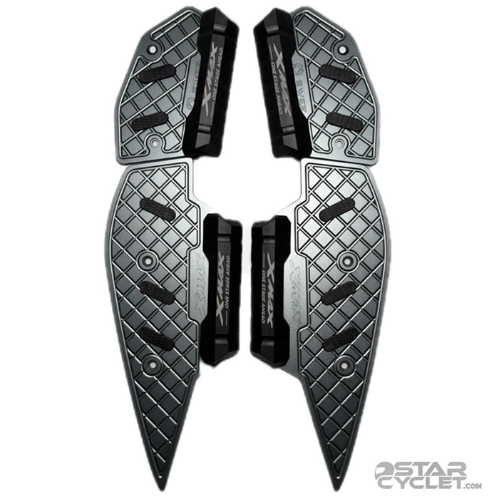 کف پایی فلزی اسپرت موتورسیکلت XMAX300 مدل SWEER TITANUM