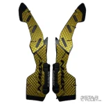 کف پایی فلزی اسپرت موتورسیکلت NMAX مدل 2025 SWEER GOLD