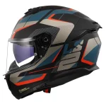 خرید کلاه کاسکت فک ثابت LS2 مدل STORM2 BLACK BLUE RED MATT