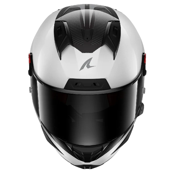 خرید کلاه کاسکت فک ثابت SHARK مدل AERON GP Blank Carbon White Anthracite