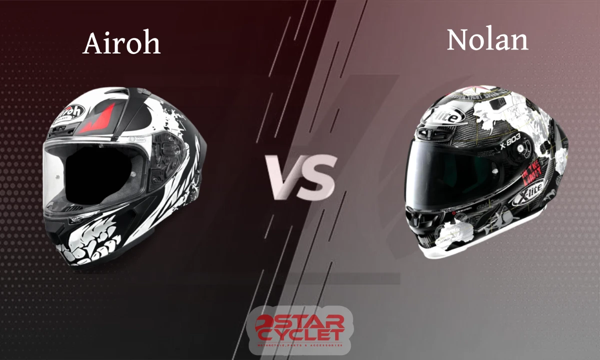 مقایسه کلاه کاست nolan و airoh