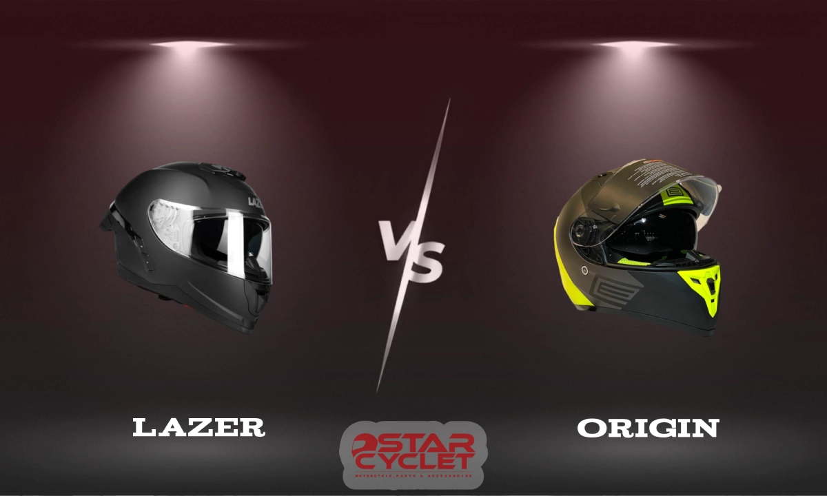 مقایسه کلاه کاسکت Origin با Lazer