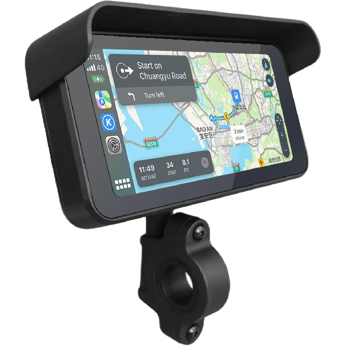 عکس کارپلی ETI TECH مدل DTR-6224 مناسب برای موتورهای ادونچری