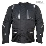 کاپشن چهارفصل موتورسواری STATE مدل تورینگ کیو BLACK WHITE