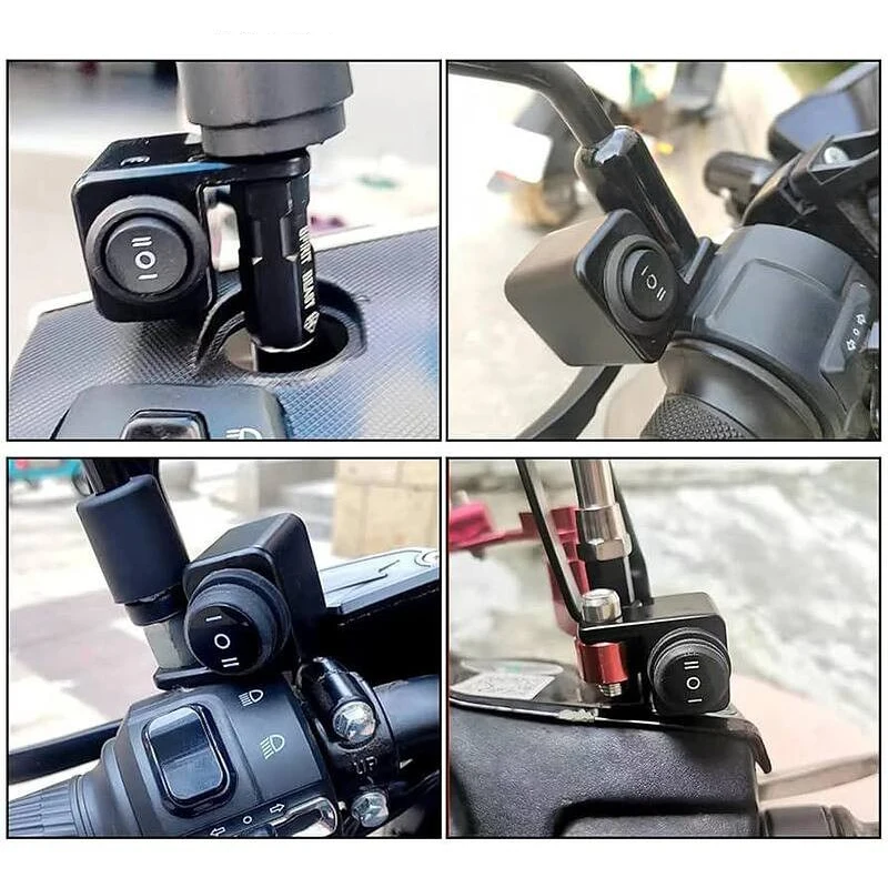 قیمت کلید پروژکتور تک پل دو حالته زیر آینه‌ای موتورسیکلت