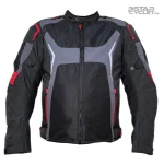 کاپشن تابستانی موتوسواری STATE مدل ترونیک نت BLACK RED