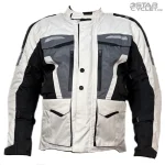 کاپشن چهارفصل موتورسواری STATE مدل تورینگ توراگ BLACK WHITE GRAY