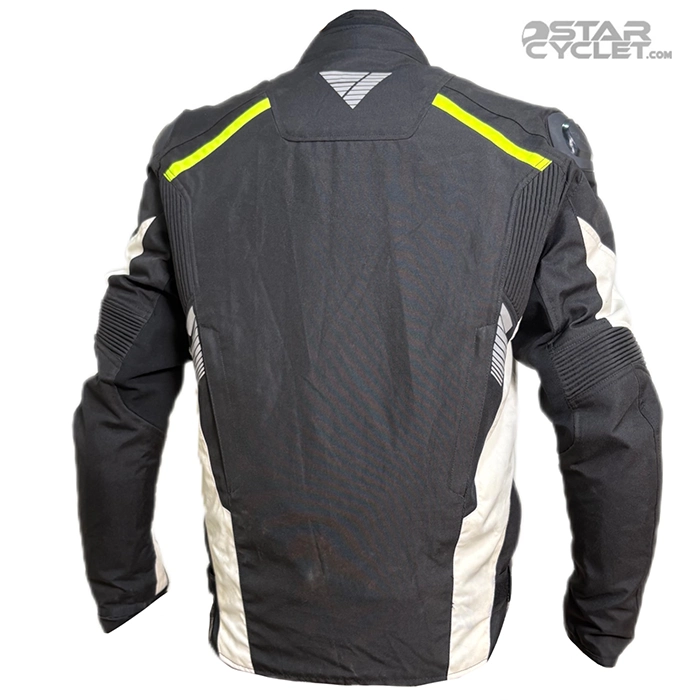 خرید کاپشن چهارفصل موتورسواری MODEKA مدل BLACK WHITE PHOSPHORIC