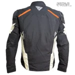 خرید کاپشن چهارفصل موتورسواری MODEKA مدل BLACK WHITE ORANGE