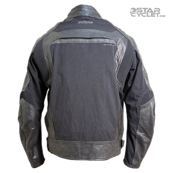 خرید کاپشن چهارفصل موتورسواری برزنت و چرم BUSE مدل TACTEL BLACK