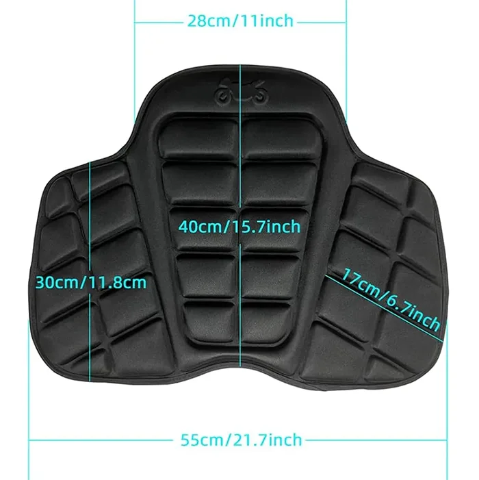 خرید تشک طبی و آنتی شوک زین موتورسیکلت مدل BLACK