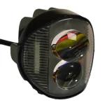 پرژکتور دولنز گرد پلیسی موتورسیکلت BAOBAO مدل BB2234 Black