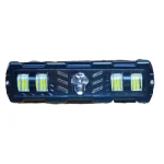 پروژکتور چهارلنز مستطیلی موتورسیکلت GHARIB DUST مدل SKULL BLACK