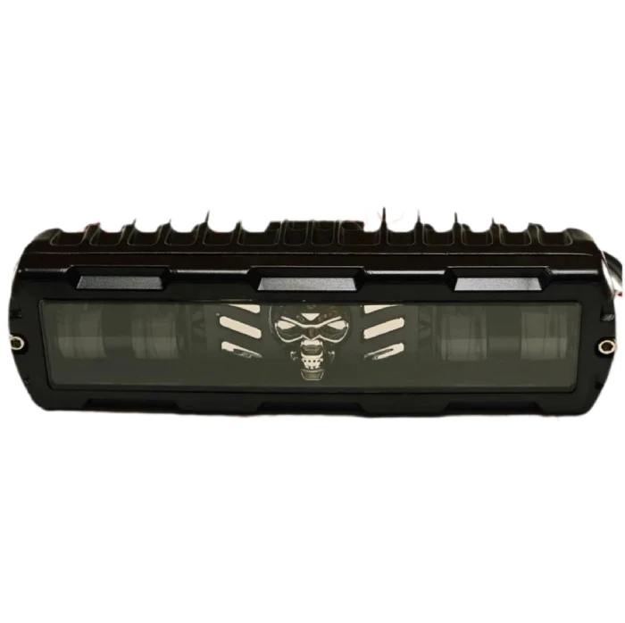 قیمت پروژکتور چهارلنز مستطیلی موتورسیکلت GHARIB DUST مدل SKULL BLACK