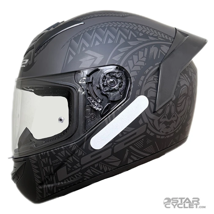 خرید کلاه کاست فک ثابت LS2 مدل MATT BLACK GERY FF352-1A-6