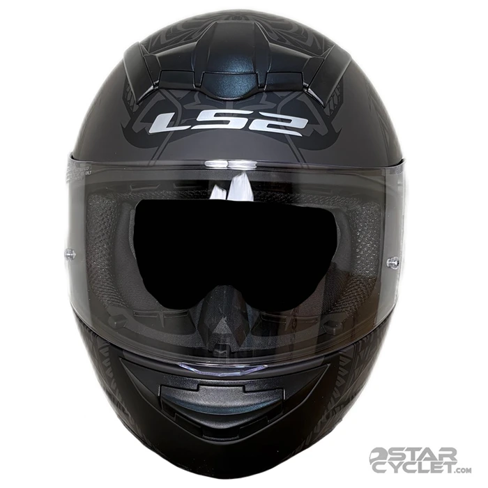 عکس کلاه کاست فک ثابت LS2 مدل MATT BLACK GERY FF352-1A-6