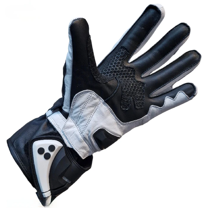 قیمت دستکش چرمی موتورسواری زمستانی ALPINSTARS مدل BLACK WHITE