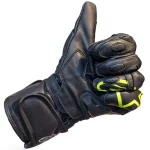 خرید دستکش چرمی موتورسواری زمستانی ALPINSTARS مدل SP8 BLACK GREEN