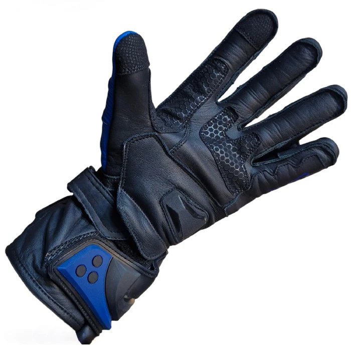 قیمت دستکش چرمی موتورسواری زمستانی ALPINSTARS مدل BLACK BLUE