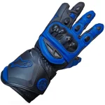 دستکش چرمی موتورسواری زمستانی ALPINSTARS مدل BLACK BLUE