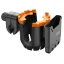 هولدر موبایل و لیوان رو فرمانی موتورسیکلت UNIVERSAL مدل PJ129 BLACK ORANGE