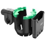 هولدر موبایل و لیوان رو فرمانی موتورسیکلت UNIVERSAL مدل PJ129 BLACK GREEN