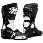 بوت ریسی موتورسواری TIGER مدل X ONE PRO BLACK WHITE
