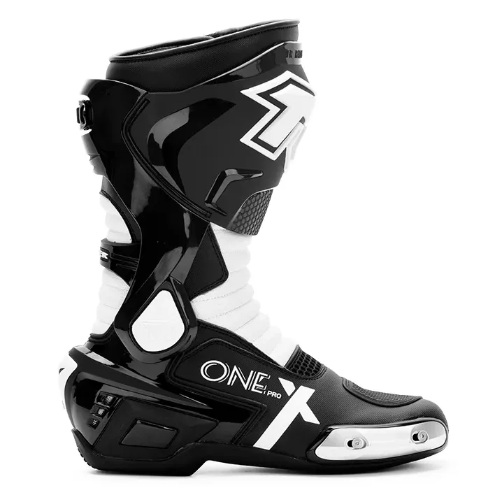 قیمت بوت ریسی موتورسواری TIGER مدل X ONE PRO BLACK WHITE