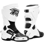 بوت ریسی موتورسواری TIGER مدل X ONE PRO WHITE BLACK