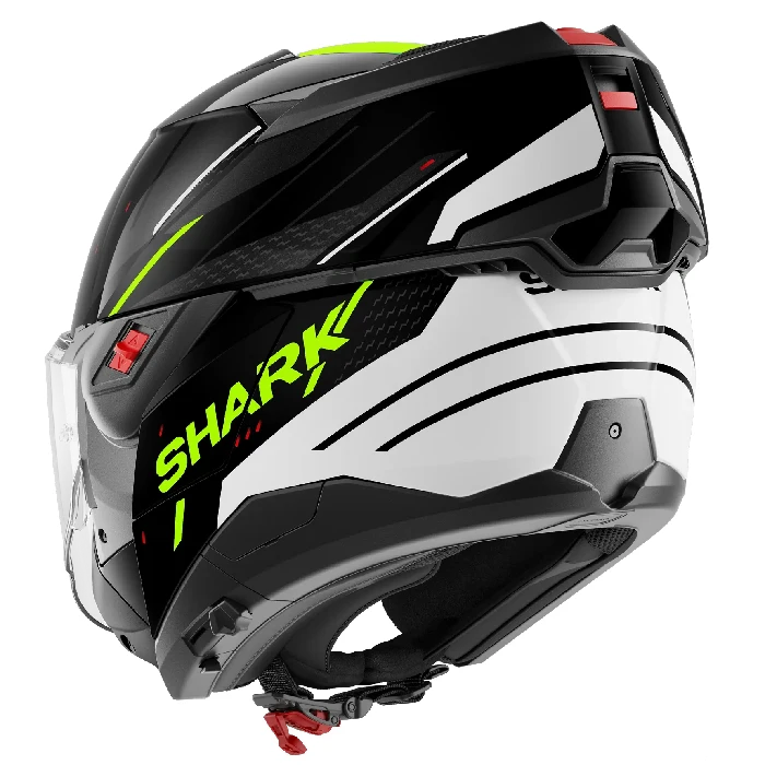 قیمت کلاه کاسکت فول‌‌ متحرک SHARK مدل OXO RYDGER BLACK WHITE YELLOW