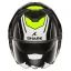 عکس کلاه کاسکت فول‌‌ متحرک SHARK مدل OXO RYDGER BLACK WHITE YELLOW