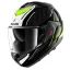 کلاه کاسکت فول‌‌ متحرک SHARK مدل OXO RYDGER BLACK WHITE YELLOW