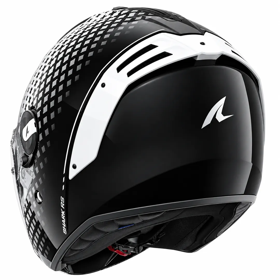 عکس کلاه کاسکت بدون فک شارک مدل RS JET STRIDE BLACK WHITE BLACK